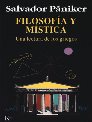 cover image of Filosofía y mística